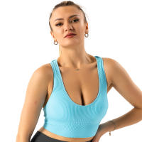 Sujetador Deportivo sin Costuras NVGTN Galaxy Top Mujer Fitness Elástico Transpirable Mejora la Forma de los Pechos Underwear de Ocio Deportivo - details 16