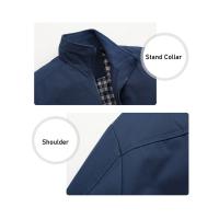Chaqueta de Hombre Bomber Ligera Casual Abrigo con Cremallera para Primavera y Otoño Chaqueta de Moda Callejera Hip Hop con Bolsillo Material Exterior de Poliéster Cuidado de Tela Lavable en Máquina - details 8