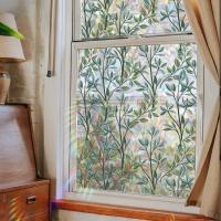 Película de Ventana Decorativa de Hojas de Vidrio Pegajosa de Doble Cara - details 0