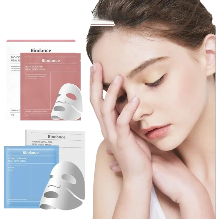 1/4 Uds Biodance bio-colágeno hidratante parche mascarilla facial hidratante profunda para el cuidado de la piel de las mujeres - 1