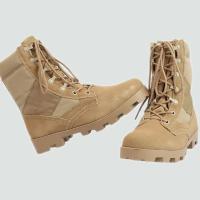 Zapatos impermeables con cordones para exteriores, botas de lona transpirables de camuflaje, botas cortas tácticas de combate del desierto para hombre - details 5
