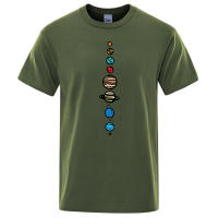 Camiseta de Nine Planets para hombre, camisa de marca de manga corta con cuello redondo, de planetas, color Vintage - details 8