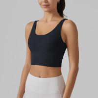 Hmidou Sujetador deportivo para mujer, ropa interior sexy push-up para yoga, correr, gimnasio, tops Fiess, camiseta sin mangas de verano - details 21