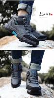 Zapatillas de deporte para hombre, montañismo, cuero impermeable, senderismo, invierno cálido para hombre, botas de nieve, zapatos de trekking al aire libre - details 34