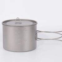 Lixada - maceta colgante portátil de titanio ultraligera, 900 ml/1600 ml, con asa plegable con tapa, utilizada para acampar al aire libre, hacer senderismo, - details 72