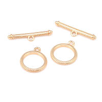 Pulsera de Tirantes Geométricos de Latón Dorado 18K Clasps para Hacer Joyería DIY - details 24