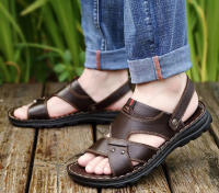 Sandalias para hombres2025Verano Nueva Moda Versátil Antideslizante Suela Suave Resistente al Desgaste Transpirable Suela Gruesa Zapatos de Playa Casuales - details 0