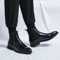 2025 nuevo vestido de negocios Oxford moda Formal cuatro estaciones hombres Botines de cuero genuino zapatos - details 9