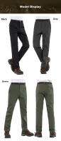 LNGXO Pantalones de Vellón para Hombres Cálidos, Impermeables, a Prueba de Viento para Invierno - details 7
