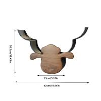 Portarrollos de plástico para inodoro con forma de oveja, estante de almacenamiento de pañuelos para colgar en la pared, ahorra espacio, capacidad para 12 rollos, portarrollos de toalla, accesorios para el hogar - details 0