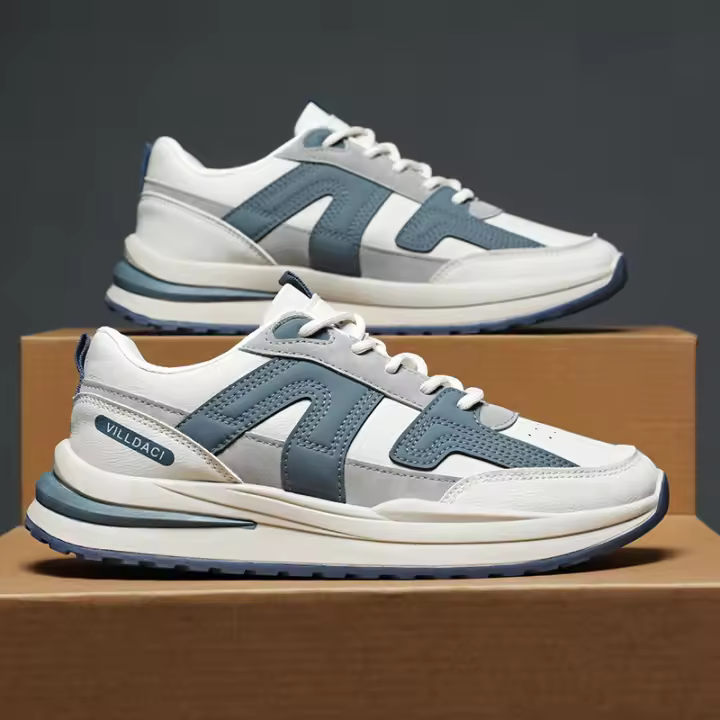 2025 primavera y verano zapatos transpirables de los hombres zapatos de moda zapatos casuales versión coreana de los hombres de lona de moda zapatos Forrest Gump zapatos deportivos versátiles. - 1