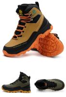 Zapatos de Seguridad para Hombres Impermeables, Altas, Resistentes al Desgaste, Forro de Cuero, Suela de Goma Sintética - details 28