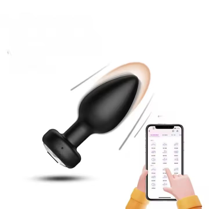 Juego de Enchufe Anal Inalámbrico Fierce Horse Control Remoto APP Impermeable - 1