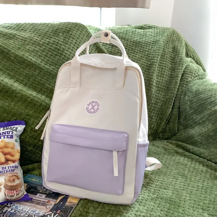 Mochila, portátil, estudiante universitaria, universidad, bolso escolar, estilo coreano, versátil, niña, viaje, linda - 1