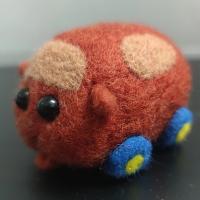 Juguete de fieltro Pui Molcar terminado, Animal bonito creativo, muñeco de juguete hecho a mano, juguete de fieltro de lana, juguete de fieltro de lana DIY, regalo para niños - details 19