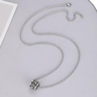 Collar de Acero Inoxidable con Perlas Pixiu Fuerte Suerte para Hombres - details 6