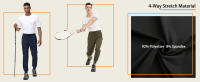 Pantalones de senderismo para hombres MAGCOMSEN ligeros secado rápido con bolsillos con cremallera cintura elástica para trabajo y entrenamiento estilo de moda normal temporada aplicable primavera/verano - details 1