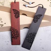 Marcapáginas de Alta Calidad Estilo Chino, Clip para Libros Tallado en Madera de Sándalo, Herramientas de Lectura para Estudiantes y Profesores - details 5