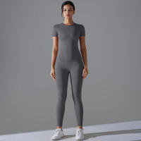 Conjunto Deportivo de Cintura Alta Top de Yoga y Pantalones Equipo Deportivo y Moda - details 24