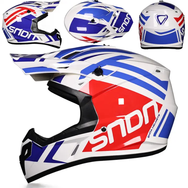 Casco motocross hombre mujer Descenso de Montaña MX Carreras de Locomotora - 1
