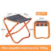 Silla plegable playa Portátil al aire libre pesca camping familiares party - details 1