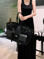 Bolsa de mano Neutral Spice Girl, nueva, de gran capacidad, para viajes diarios, de cuero, estilo punk, con cierre y asa de ala. - details 17