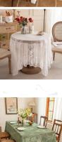 Mantel bordado blanco para decoración del hogar, mantel lujoso, 100% algodón, 1 pieza - details 6