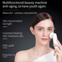 Masajeador Facial con vibración de alta frecuencia, dispositivo de tonificación Facial con luz Led roja, masajeador ultrasónico EMS, microcorriente - details 2
