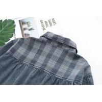 Chaqueta de Denim Holgada y Delgada para Mujer Ropa de Moda Plus Size para Primavera Otoño - details 13