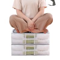 Organizador de ropa caja de almacenamiento artículos para el hogar caja de juguetes caja de almacenamiento de fondo de cama plegable transparente - details 4
