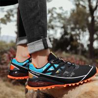 Zapatos de senderismo para hombre y mujer, calzado deportivo de cuero - details 12