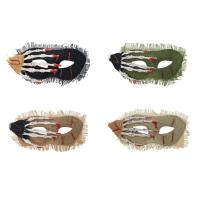 Máscara de ojos para Halloween, parche para ojos, Cosplay, puesta en escena, máscara de mano de calavera de Halloween, accesorios divertidos para fiesta, máscara de media cara para Cosplay - details 1