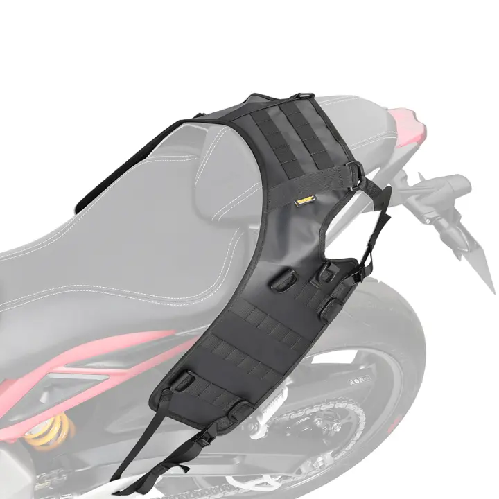 Rhinowalk-Conjunto de chaleco táctico para motocicleta, Base para bolsa de tanque de motocross y Base para sillín, accesorio de Motor portátil para Motor Universal - 1