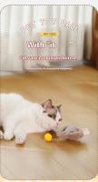 Juguete Interactivo Para Gatos Bola Eléctrica Automática Recargable Por USB Divertido Para Mascotas De Gato Telescopio Inteligente - details 14