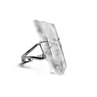 Piedra natural original columna de cristal barra de cristal anillo hecho a mano Europa y Estados Unidos transfronterizo regalo personalizado regalo para mujer regalo de cumpleaños regalo navideño - details 0