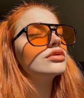 Gafas de sol estilo aviador retro para mujeres y hombres, clásicas de los años 70, montura cuadrada, lentes de sol vintage - details 6