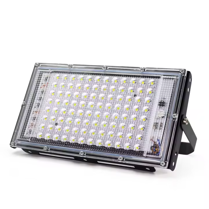 Luz LED para exteriores de inundación, Reflector impermeable IP65, foco de enfoque externo, 50W, 100W, 220V - 1