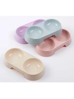 Bol para Alimentación Doble para Mascotas Macarons de Plástico para Perros y Gatos - details 1