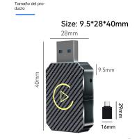 Carplay inalámbrico y Android Auto inalámbrico Stick, SMT-AC01 Adaptador 2 EN 1 Convierte AA/Carplay con Cable Wireless para - details 2