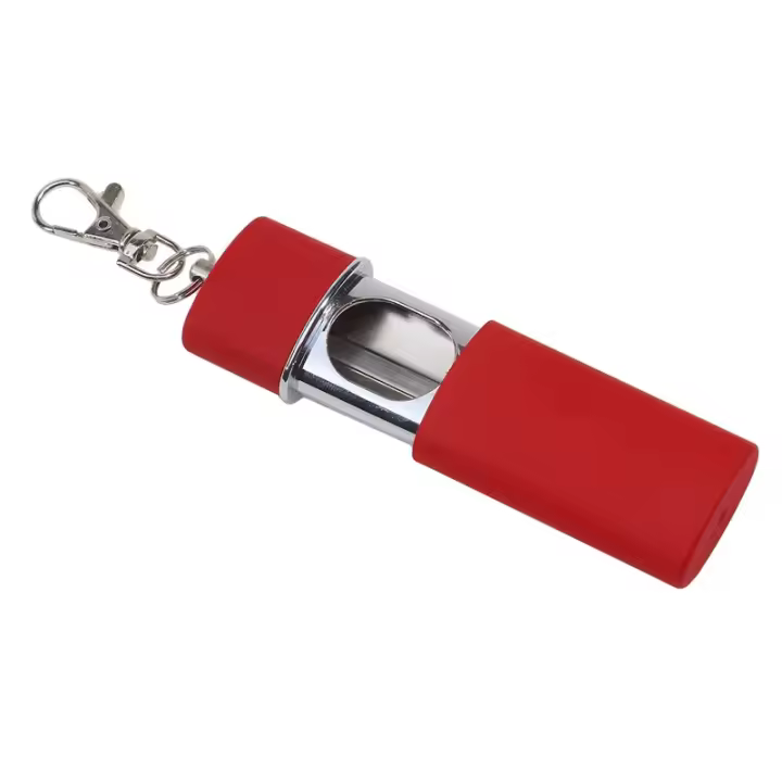 Cenicero de Bolso Portátil con Llavero Cenicero de Metal Ignífugo Organizador de Cenizas para Cigarrillos Soporte para Cenizas para Fumar al Aire Libre - 1