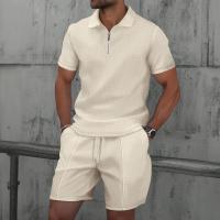 Hombres de manga corta, pantalones cortos de dos piezas, ropa deportiva, ropa de verano de moda casual, sudadera S-3XL - details 1