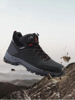 Zapatos de senderismo populares para hombre, zapatillas de cuero para exteriores, botas de montaña, calzado de escalada, trotar, Trekking - details 3