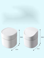 Mini Cubo de Basura de Escritorio Nórdico Caja de Almacenamiento y Limpieza para Desechos de Cocina con Tapa - details 3