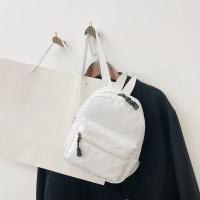Mini mochila escolar de nailon para niñas, morral pequeño de viaje, impermeable, informal, sólido - details 12
