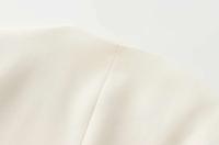 Chaqueta Cropped de Botón Dorado Manga Larga Cuello Largo Ropa Exterior para Mujeres Moda Chic - details 6