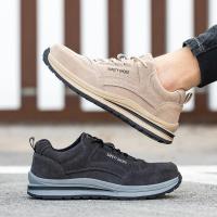 Zapatos de Trabajo para Hombres Botas a Prueba de Punturas, Pisa Fuerte, Antichoque, Zapatillas de Moda - details 4