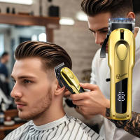 Hatteker-maquinilla eléctrica para cortar el pelo, salón profesional, cortapelos de alta potencia, uso doméstico, afeitadora de barba, empujador, carga USB - details 2