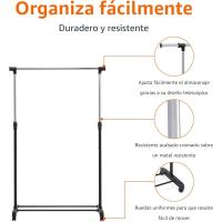 Armario con dos estantes inferiores, blanco, 75 x 36,5 x 150 cm (L x W x H) - details 15