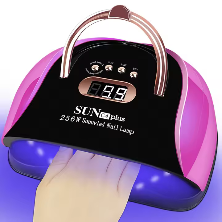 Lámpara de uñas LED UV de 268W, secador de uñas para esmalte de Gel, 4 temporizadores, luz profesional para uñas, 57 cuentas de lámpara de piezas y automática - 1