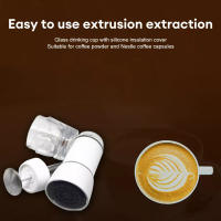 Cafetera portátil 3 en 1, máquina de café expreso de cápsulas manual sin calefacción, no eléctrica, adecuada para cápsulas Nespresso, cápsulas Dolce Gusto y moler café, adecuada para coche, viajes, oficina, camping y senderismo, el mejor regalo - details 5